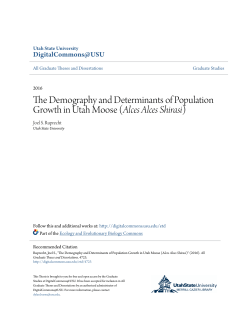 The Demography and Determinants of Population Growth in Utah