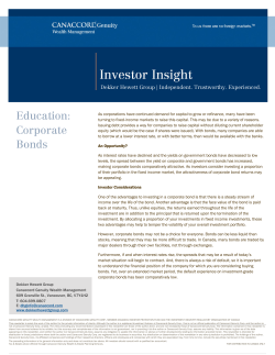 Corporate Bonds - Dekker Hewett Group
