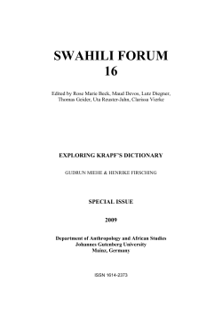 swahili forum 16