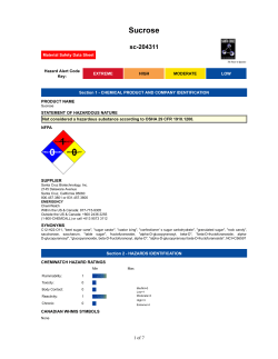 Sucrose - Santa Cruz Biotechnology