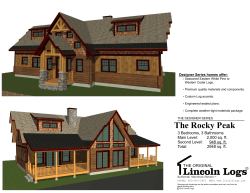 The Rocky Peak - The Original Lincoln Logs