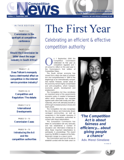 Edition 1 - Competition Commission