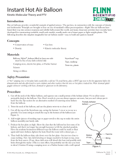Instant Hot Air Balloon