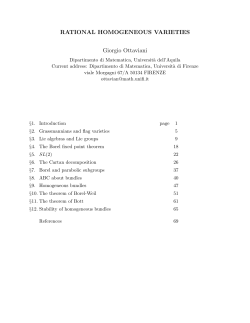 Rational Homogeneous Varieties - Dipartimento di Matematica e