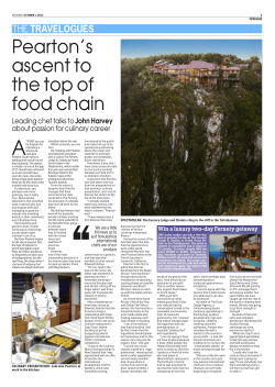 Pearton`s ascent to the top of food chain