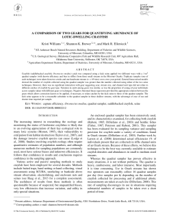 A COMPARISON OF TWO GEARS FOR QUANTIFYING
