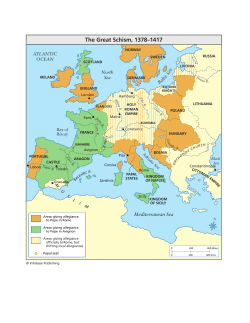 The Great Schism, 1378&ndash;1417