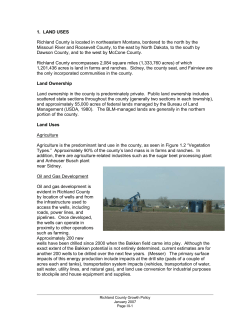 Land Use - Richland County, MT