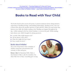 Books to Read with Your Child - centerforresilientchildren.org