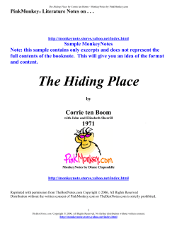 The Hiding Place
