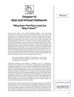 Fieldwork - Teacher Friendly Guides