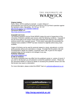 - Warwick WRAP