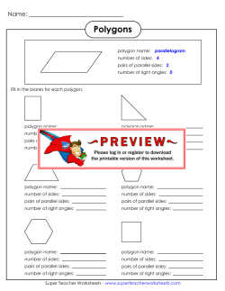 Polygons - Super Teacher Worksheets