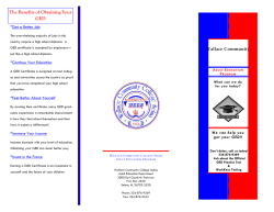 Adult Education Brochure