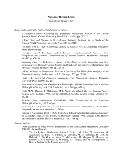 Alexander Raymond Jones Publications (January, 2017) Books and