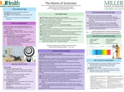 The History of Sunscreen - American Academy of Dermatology