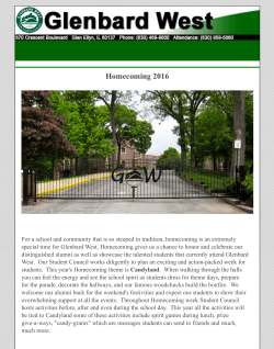 Homecoming 2016 - Glenbard West High School