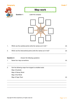 Map work - StudyChamp