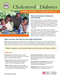Cholesterol+Diabetes