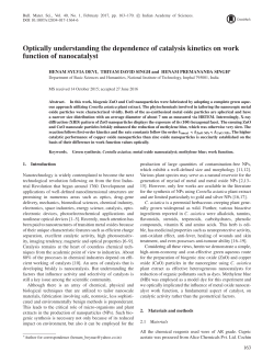 Fulltext PDF - Indian Academy of Sciences