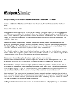 Midgett Realty Founders Named Outer Banks Citizens Of The Year