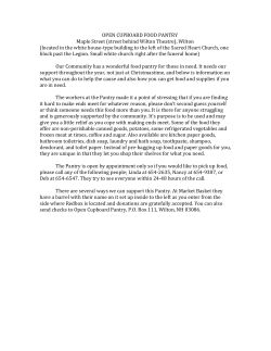 Open Cupboard Pantry