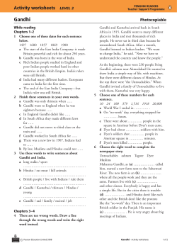 Gandhi - Penguin Readers