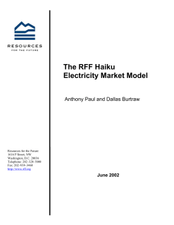 The RFF Haiku Electricity Market Model