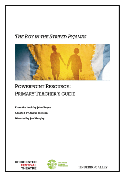 THE BOY IN THE STRIPED PYJAMAS POWERPOINT RESOURCE
