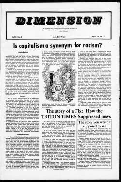 Is capitalism a synonym for racism?