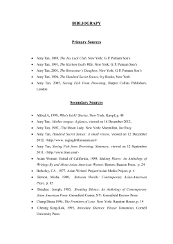 BIBLIOGRAPY Primary Sources Secondary Sources