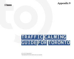 Traffic Calming Guide for Toronto