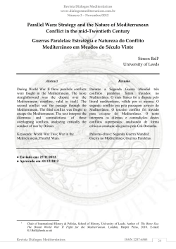 Parallel Wars: Strategy and the Nature of Mediterranean Conflict in