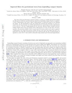 Improved filters for gravitational waves from inspiralling compact
