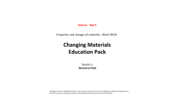 Changing Materials Education Pack