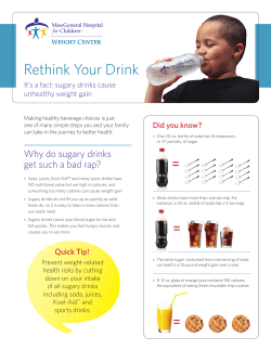 Rethink Your Drink: MGHfC Weight Center