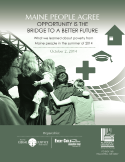 maine people agree - Maine Equal Justice Partners