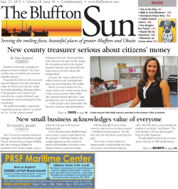 The Bluffton Sun - BeaufortCountyTreasurer.com