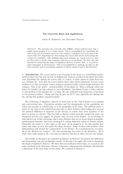 The Convexity Ratio and Applications