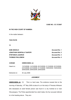 - Superior Courts of Namibia