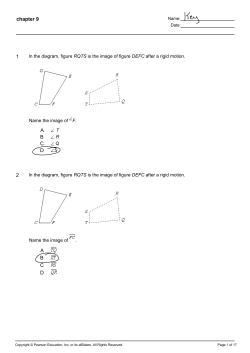 Cp-Geometry practice test chapter 9