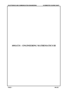 10mat31 &ndash; engineering mathematics iii