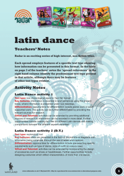 latin dance - On The Radar
