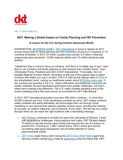 DKT: Making a Global Impact on Family Planning