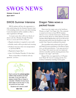 SWOS NEWS - Southwest Open School