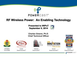 RF Wireless Power: An Enabling Technology