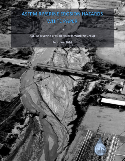 ASFPM Riverine Erosion Hazards White Paper