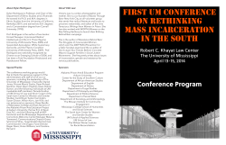 first um conference on rethinking mass incarceration in the south