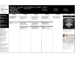 adultclassschedulemay 2 0 1 7