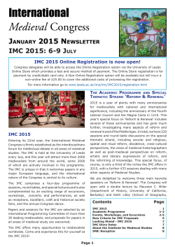 International Medieval Congress